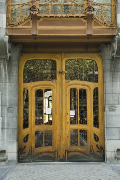 art nouveau toegangsdeur